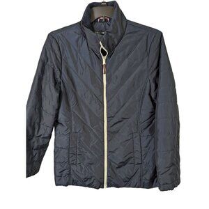 Tommy Hilfiger 3-in-1 All Weather System Jacket Women size XL Blue Hiking Cozy